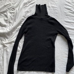 black turtle neck